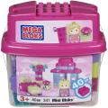Mega Bloks 40-piece Pink Tub Toy Set