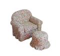Kids Chair and Ottoman Set