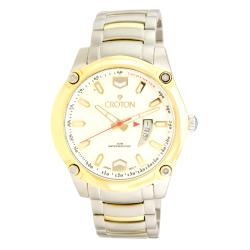 Croton Men's Aquamatic All Stainless Steel Quartz Watch