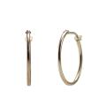 10k Yellow Gold Basic Hoop Earrings