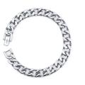 Stainless Steel Men's Curb Chain Bracelet