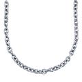 Stainless Steel 24-inch Rolo Link Necklace