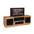 Contemporary 70-in Natural Cherry TV and Entertainment Console