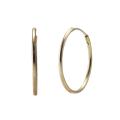 10k Yellow Gold Hoop Earrings