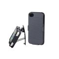 Delton iPhone 4 Black Protector Case and Holster Combo