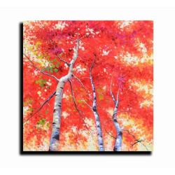 'Maple Tree' Oil Paint Canvas Art Set