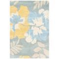 Handmade Soho Blue/ Multi New Zealand Wool Rug (2' x 3')
