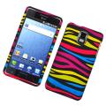 Samsung Infuse 4G Rainbow Zebra Protector Case