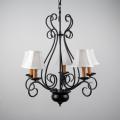 Wrought Iron 5-light Chandelier