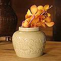 Celadon Ceramic 'Breath of Spring' Vase (Thailand)