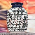 Ceramic 'Golden Constellation' Vase (Mexico)