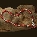 Sterling Silver 'Brilliant Glow' Carnelian Anklet (India)