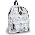 J World 'Kelley' White Blinker 16-inch Mini Day Backpack