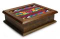 Alder Wood and Cotton 'Maya Ducklings' Tea Box (Guatemala)