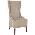 Deco Bacall Velvet Dark Minky Grey Side Chair
