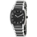 Wittnauer Men's 'Ceramic' Stainless Steel and Black Ceramic Quartz Watch