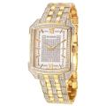 Wittnauer Men's 'Crystal' Yellow Goldplated Stainless Steel Quartz Watch