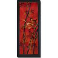 Lun Tse 'Bamboo I' Framed Canvas Art