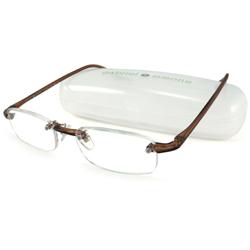 Gabriel+Simone Le Gel Brown Men's Reading Glasses