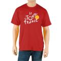 Le Tour de France Men's Red Cotton Official T-Shirt