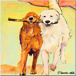 Pat Saunders-White 'Stick with Me' Gallery-wrapped Canvas Art