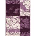 Alexa Euro Purple Floral Rug (8' x 11')