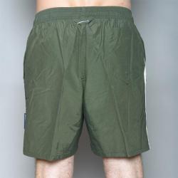 Speedo Men's Green Twin Stripe Swimsuit