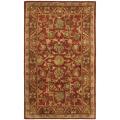 Handmade Heirloom Red Wool Runner (2'3 x 4')