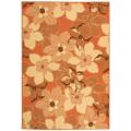patio pools inc free online info Poolside Terracotta/ Natural Indoor Outdoor Rug (4' x 5'7)