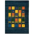 Hand-knotted Gabeh Tribal Blue Wool Rug (6' x 9')