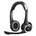 Read here to learn more about Logitech Premium Stereo Headset Logitech 981-000068 Clearchat PC Wireless Radio Headset (Refurbished)