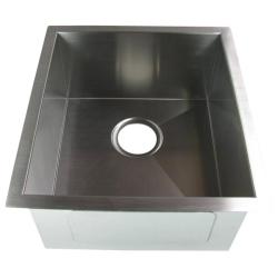 DeNovo 15.75-inch Single Bowl Undermount Stainless Steel Kitchen/ Bar Sink