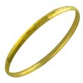 14k Yellow Gold 5-mm Diamond-cut Slip-on Bangle Bracelet