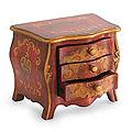 Handcrafted Cedar Wood 'Princess' Jewelry Box (Peru)