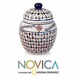 Ceramic 'Eternal Spring' Jar (Mexico)