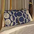 Set of 2 Cotton 'Exotic Indigo' Cushion Covers (Thailand)