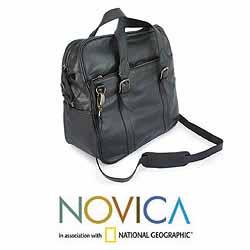 Leather 'Passages' Travel Bag (Mexico)