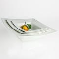 Infinity White Fresco Square Bowls (Case of 36)