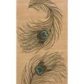 Handmade Alexa Handspun Peacock Wool Rugs (5' x 8') (Set of 2)