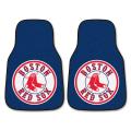 Fanmats Boston Red Sox 2-piece Carpeted Nylon Car Mats