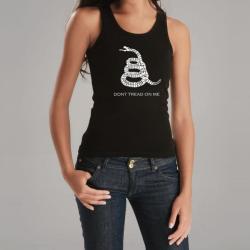 Los Angeles Pop Art Women's Don't Tread on Me Tank Top