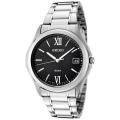 Seiko Men's Black Dial Stainless Steel Watch