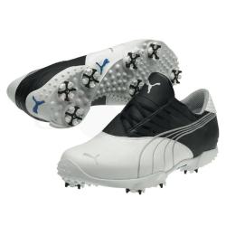 Puma Men's Course Saddle Whilte/ Black/ Silver Golf Shoes