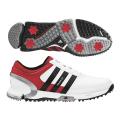 Adidas Men's Traxion Lite FM White/ Red/ Black Golf Shoes