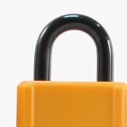 Turning Point Armored 40mm Orange Plastic Covered Padlocks (Set of 2)