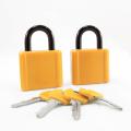 Turning Point Armored 40mm Orange Plastic Covered Padlocks (Set of 2)