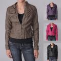 Ci Sono by Adi Junior's Faux Leather Zip-front Jacket
