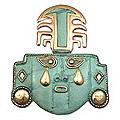 Handcrafted Copper 'Tears of a God' Mask (Peru)