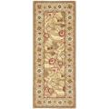 Hand-hooked Chelsea Eden Multi/ Brown Wool Rug (2'6 x 10')