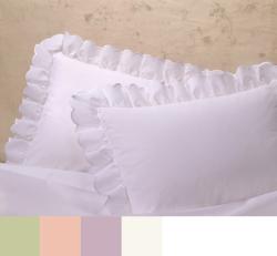 Embroidered Scalloped Euro Pillow Sham